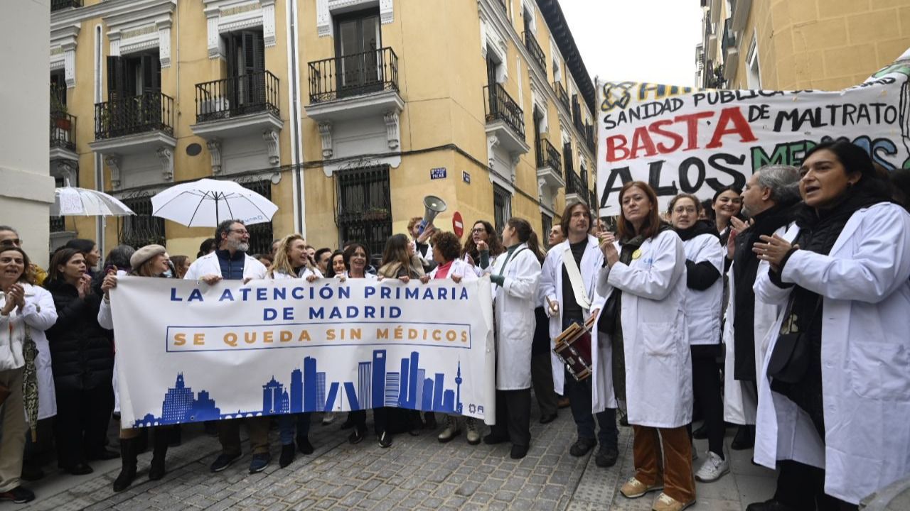 Movilización sanitaria en Madrid (Foto: Chema Barroso)