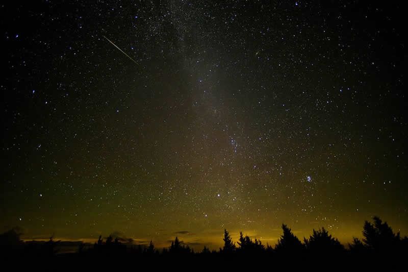 Lluvia de estrellas (Foto: NASA)