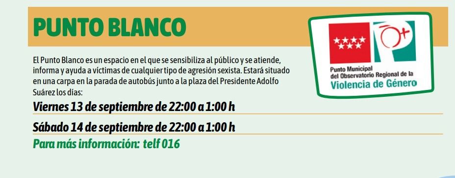 Programa de fiestas de Galapagar.