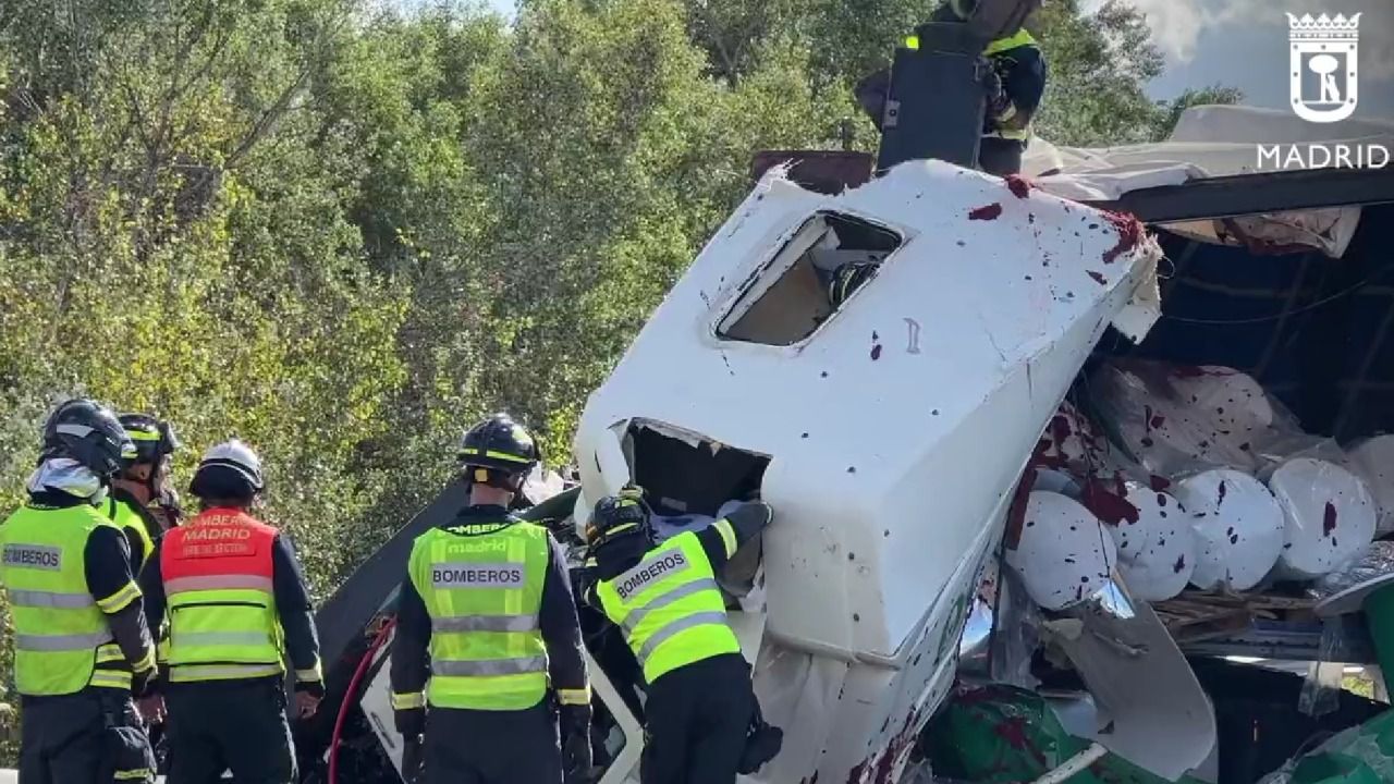 Accidente en la M-50 (Foto: Ayuntamiento de Madrid)