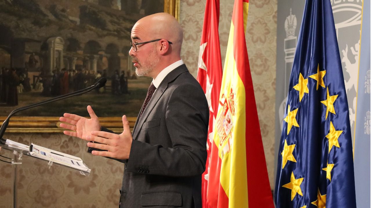 Francisco Martín expone las cifras de criminalidad (Foto: Delegación del Gobierno en Madrid)