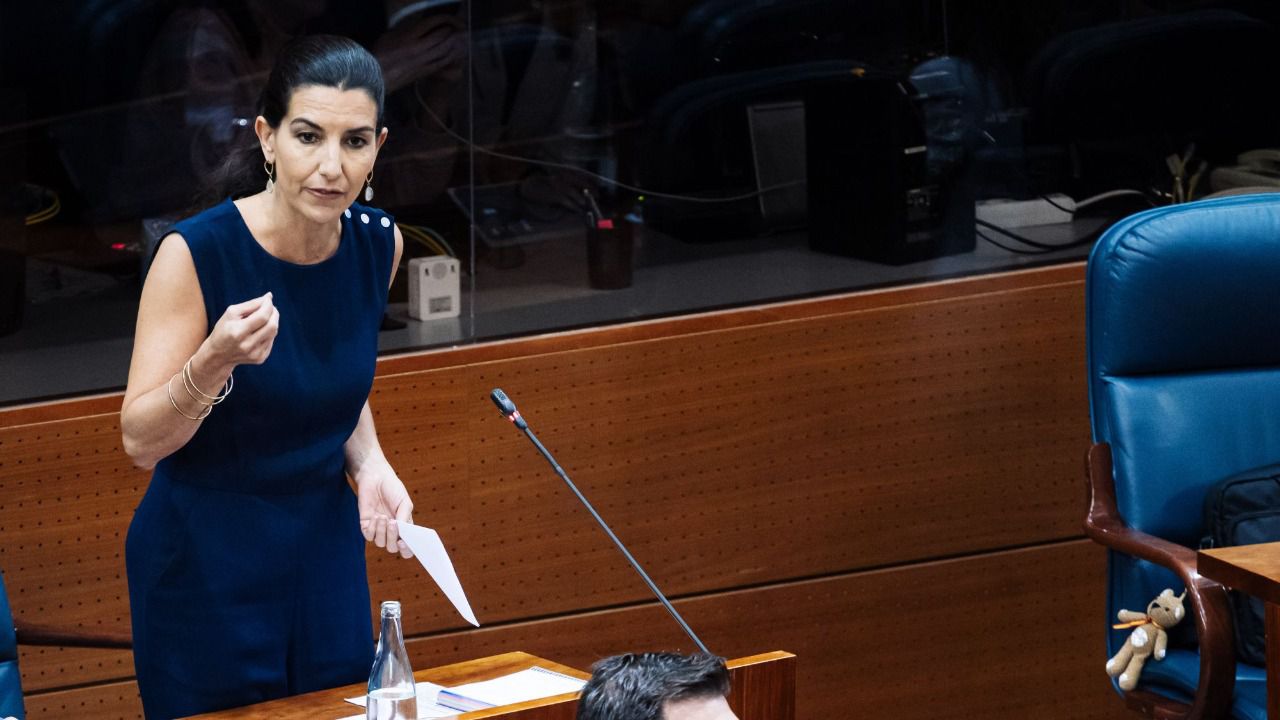 Rocío Monasterio interviene desde su escaño (Foto:Europa Press)