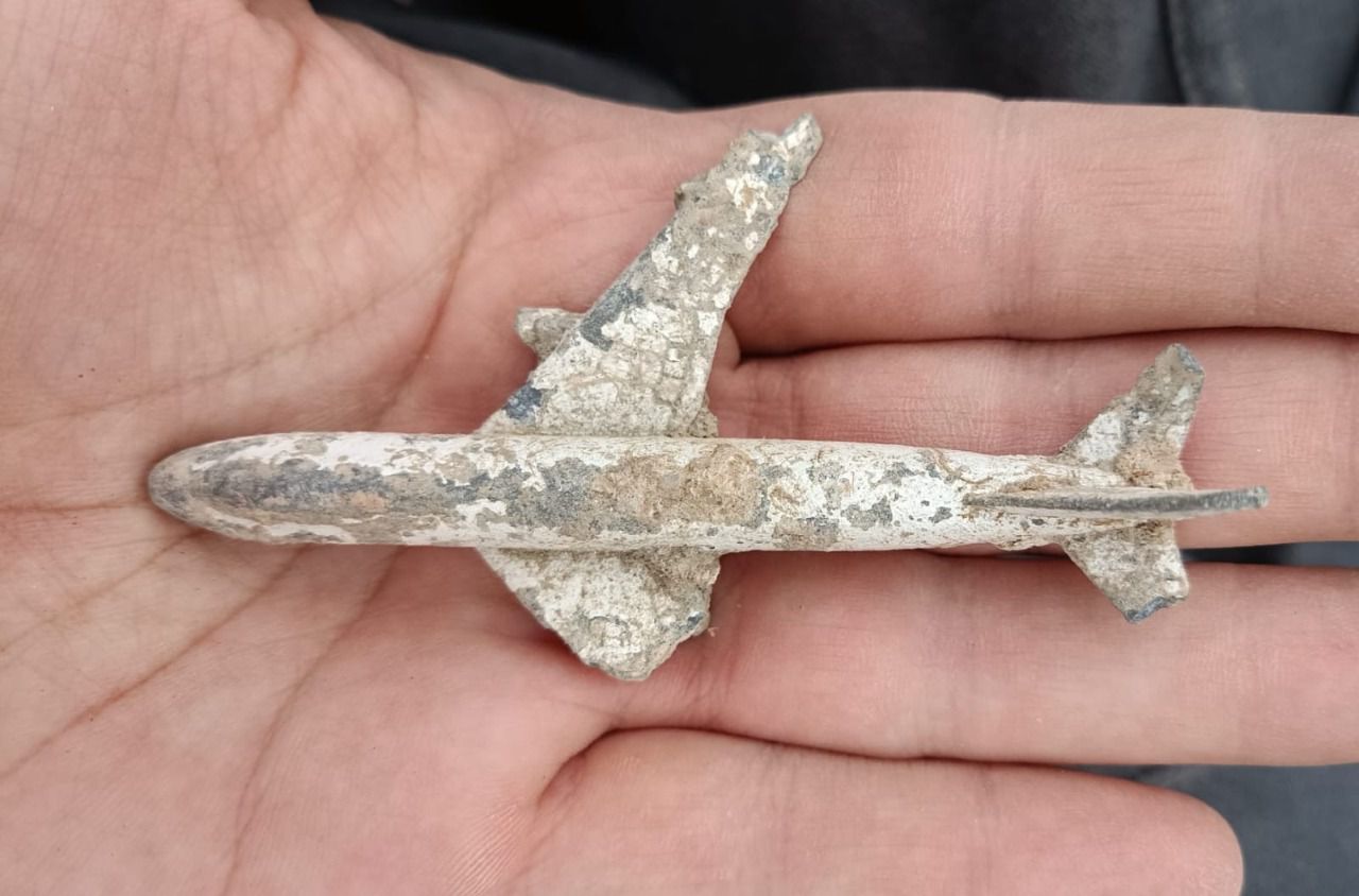 Boeing 747 de juguete (Foto: Alfredo González Ruibal)