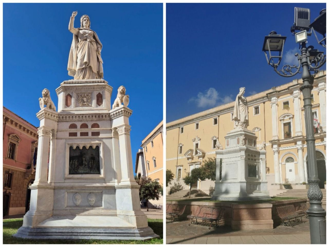 Estatua de Leonor de Arborea en Oristano