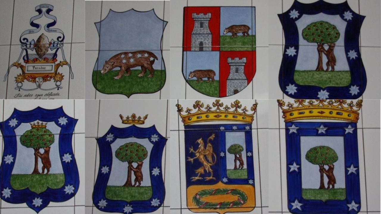 Todos los escudos históricos de Madrid. Foto: Rutas con Historia