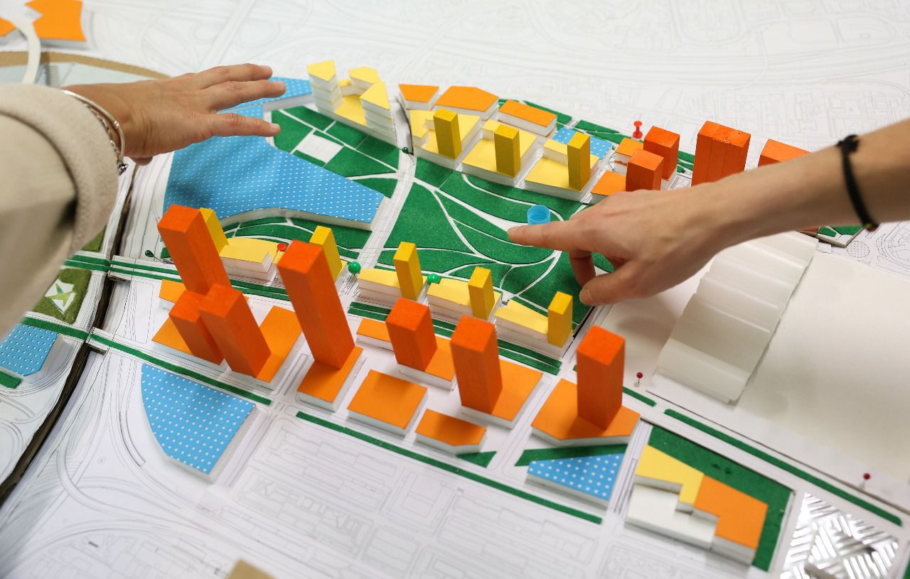 Maqueta utilizada en los talleres de la Fundación Juan XXIII (Foto: Crea Madrid Nuevo Norte)