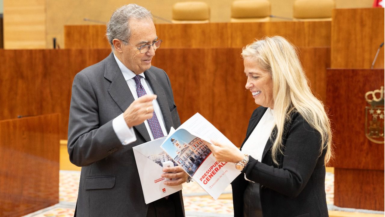 Enrique Ossorio y Rocío Albert (Foto: Asamblea de Madrid)