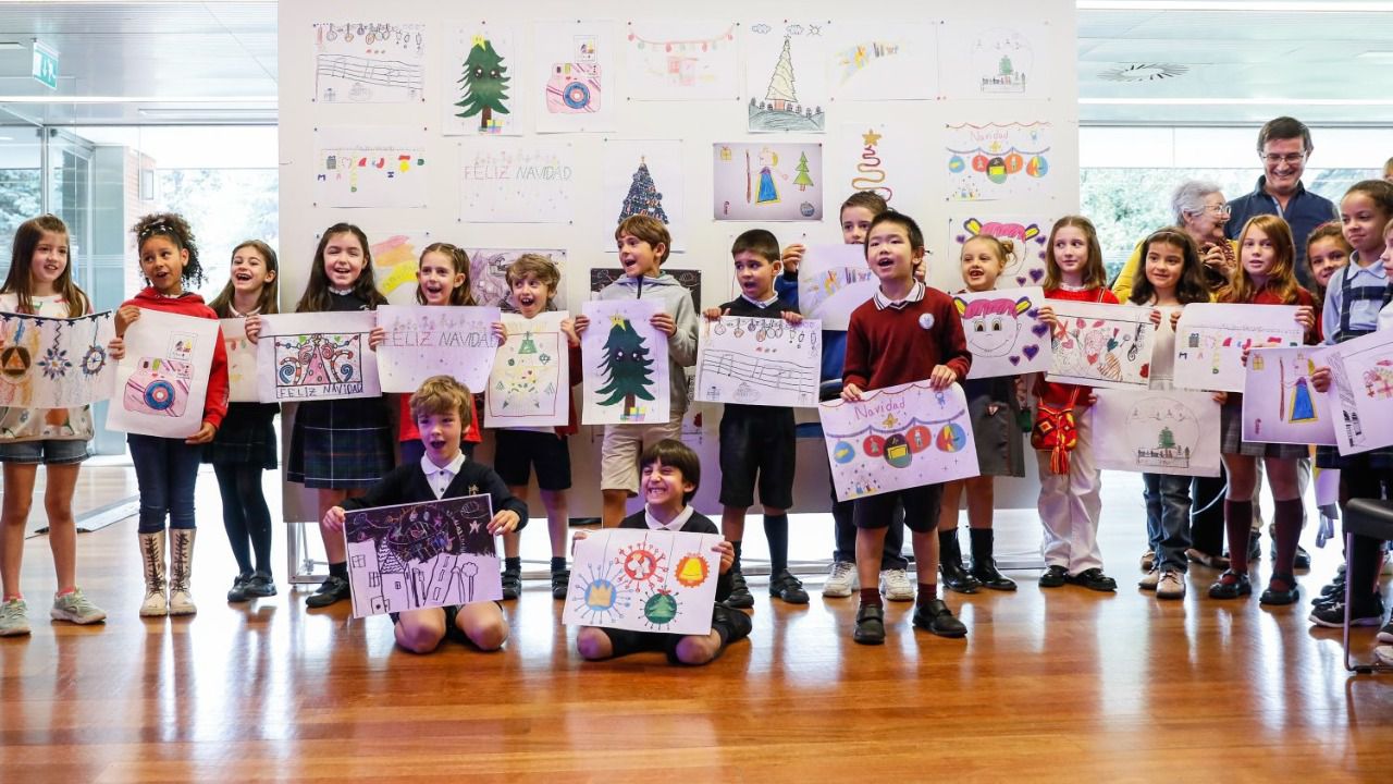 Finalistas del Concurso escolar de dibujo para diseñar las luces de Navidad de Madrid: Foto: Ayuntamiento de Madrid
