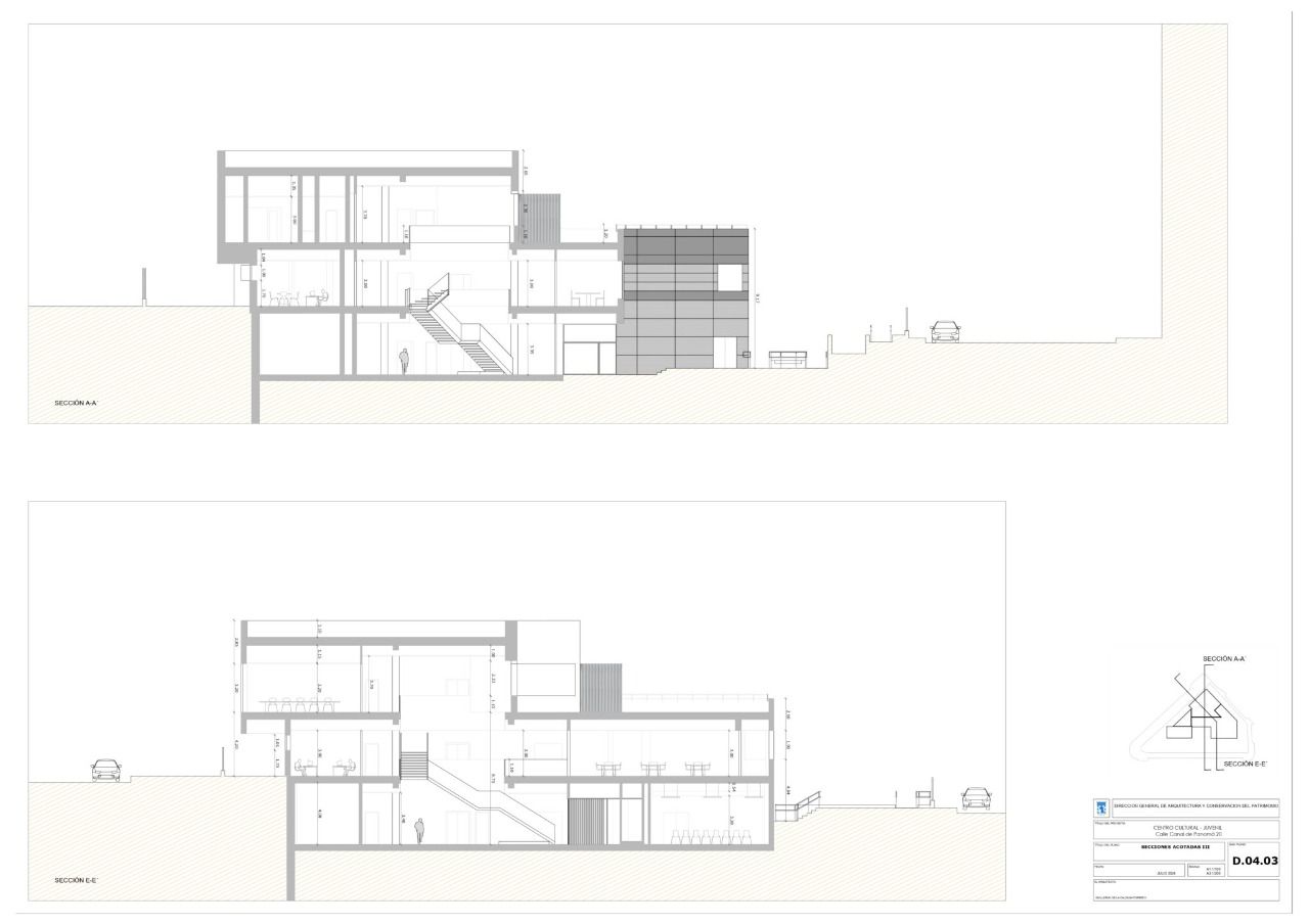 Infografía del nuevo centro cultural y juvenil de la calle del Canal de Panamá