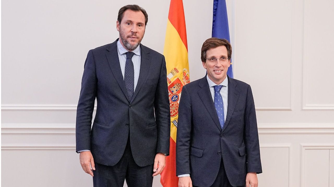 Puente y Almeida tras su primer encuentro el pasado mes. Foto: Ayuntamiento de Madrid