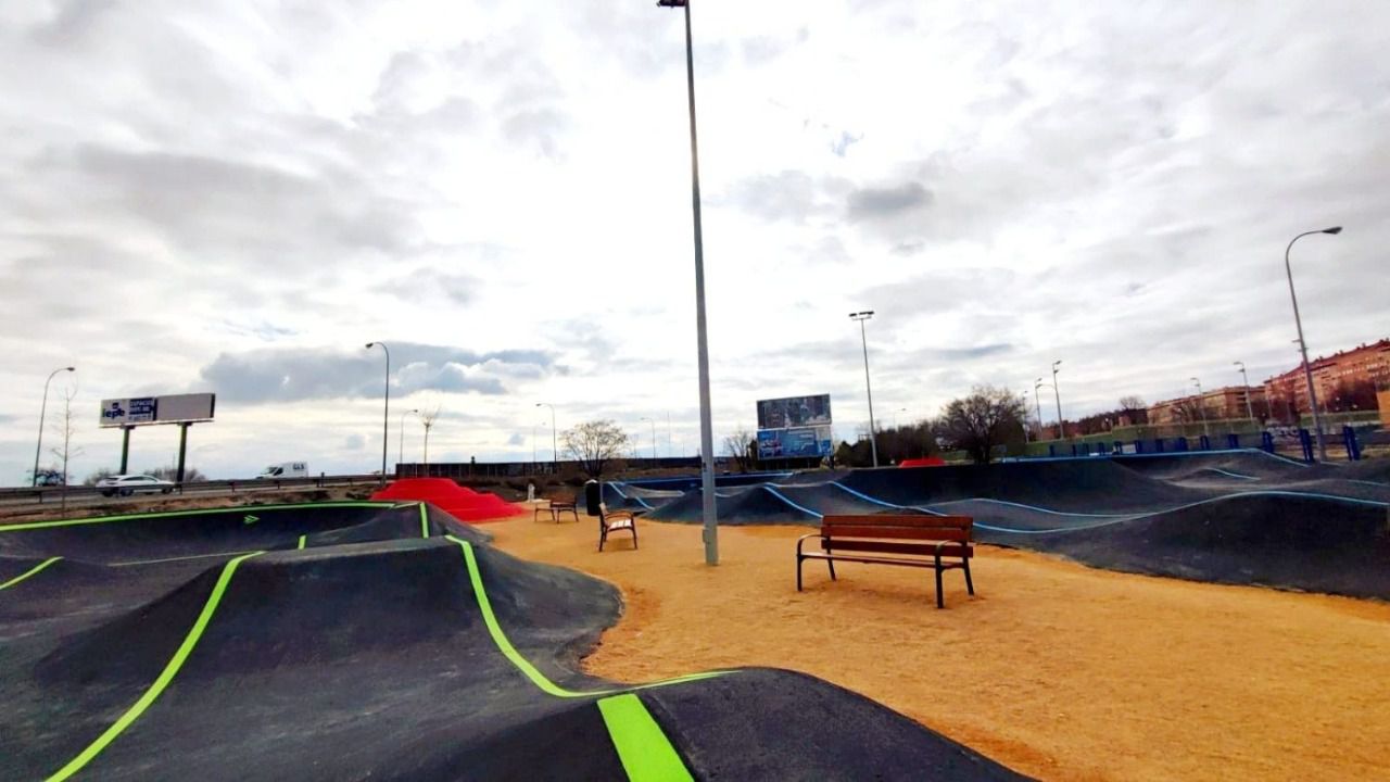 pump track de Butarque. Foto: Ayuntamiento de Madrid