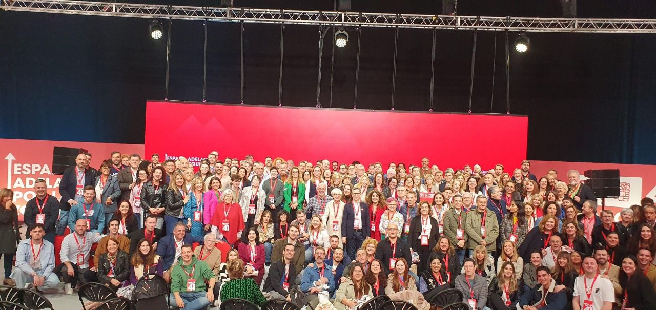 Militantes del PSOE en el Congreso Federal del Partido