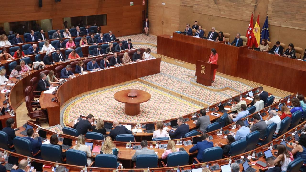 Manuela Bergerot en la Asamblea de Madrid (Foto: Mónica González - Road Experience Audiovisual)