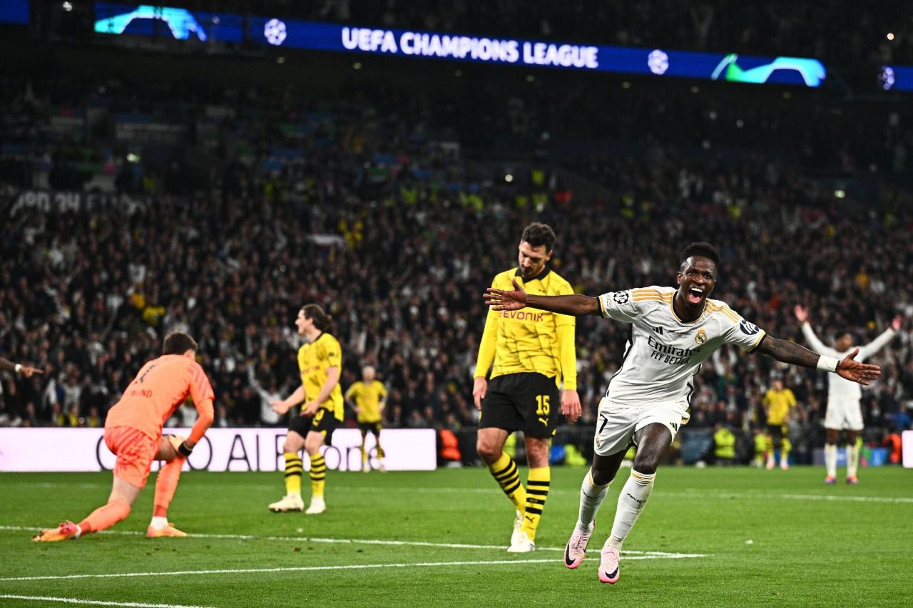 Vinicius durante la final de la UCL (Foto: Real Madrid)