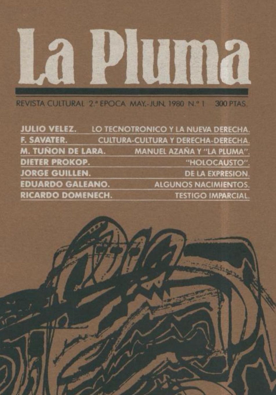 Número 1 de la revista La Pluma