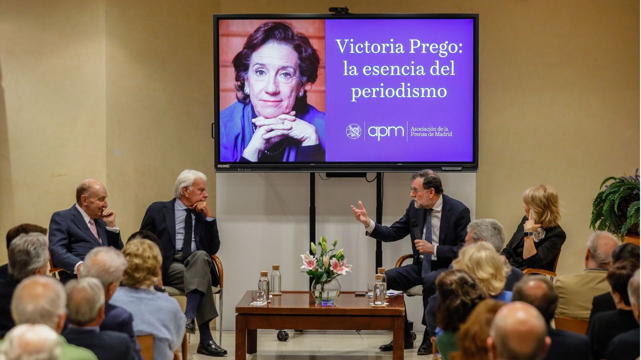 Acto de homenaje a Victoria Prego (Foto: Ayuntamiento de Madrid)
