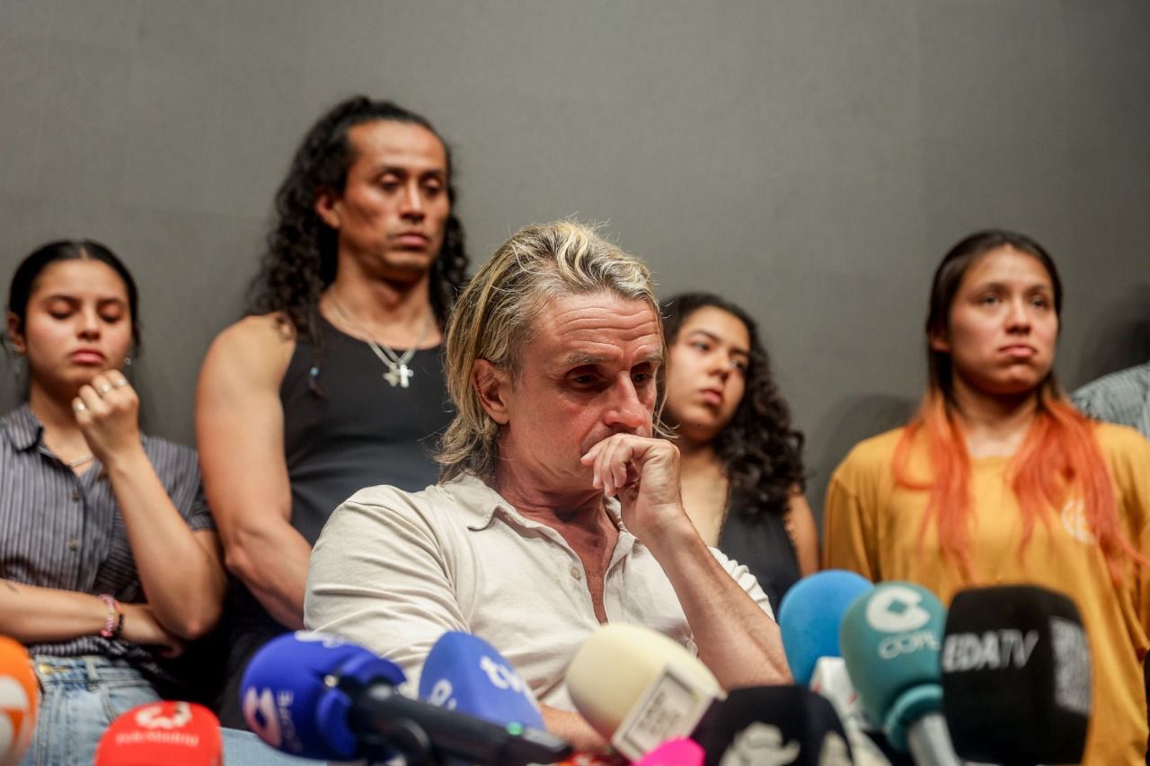 Rueda de prensa de Nacho Cano tras su detención (Foto: Ricardo Rubio/E.P.)