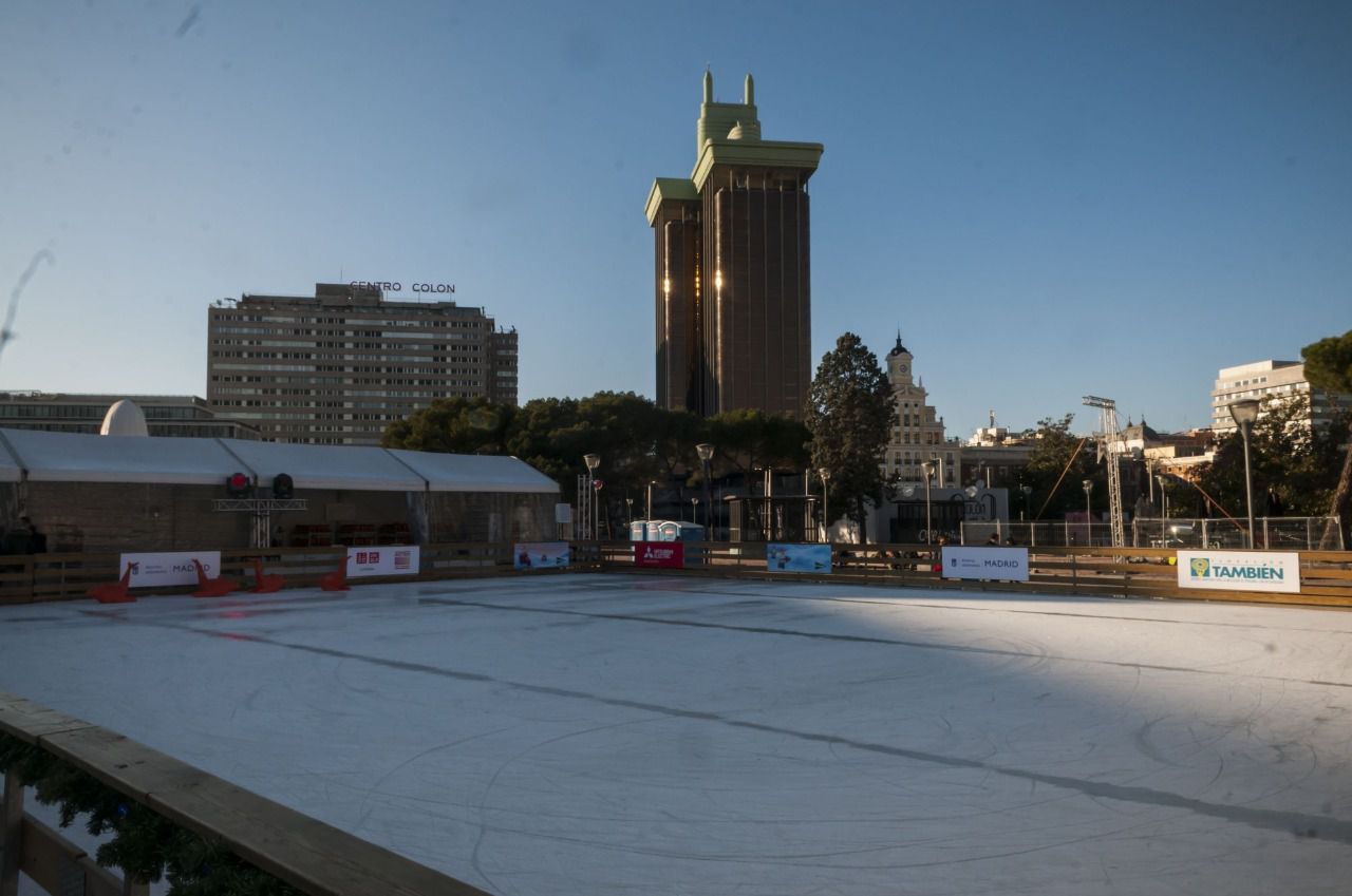 Pista de hielo de la Plaza de Colón 