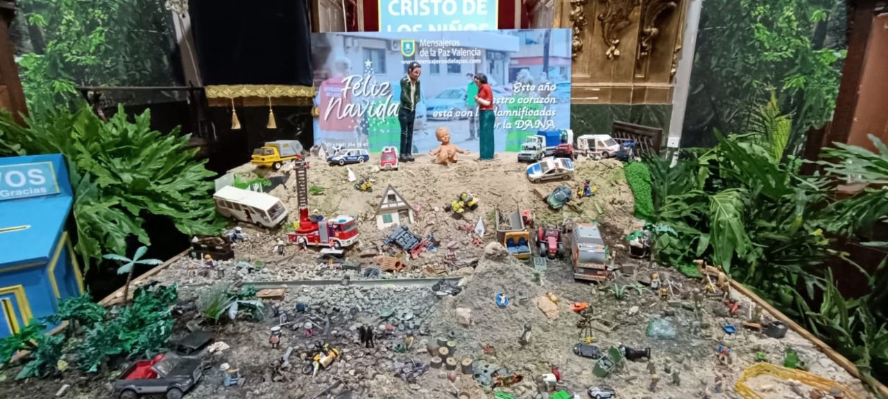 Belén de Mensajeros de la Paz (Foto: José Brías)