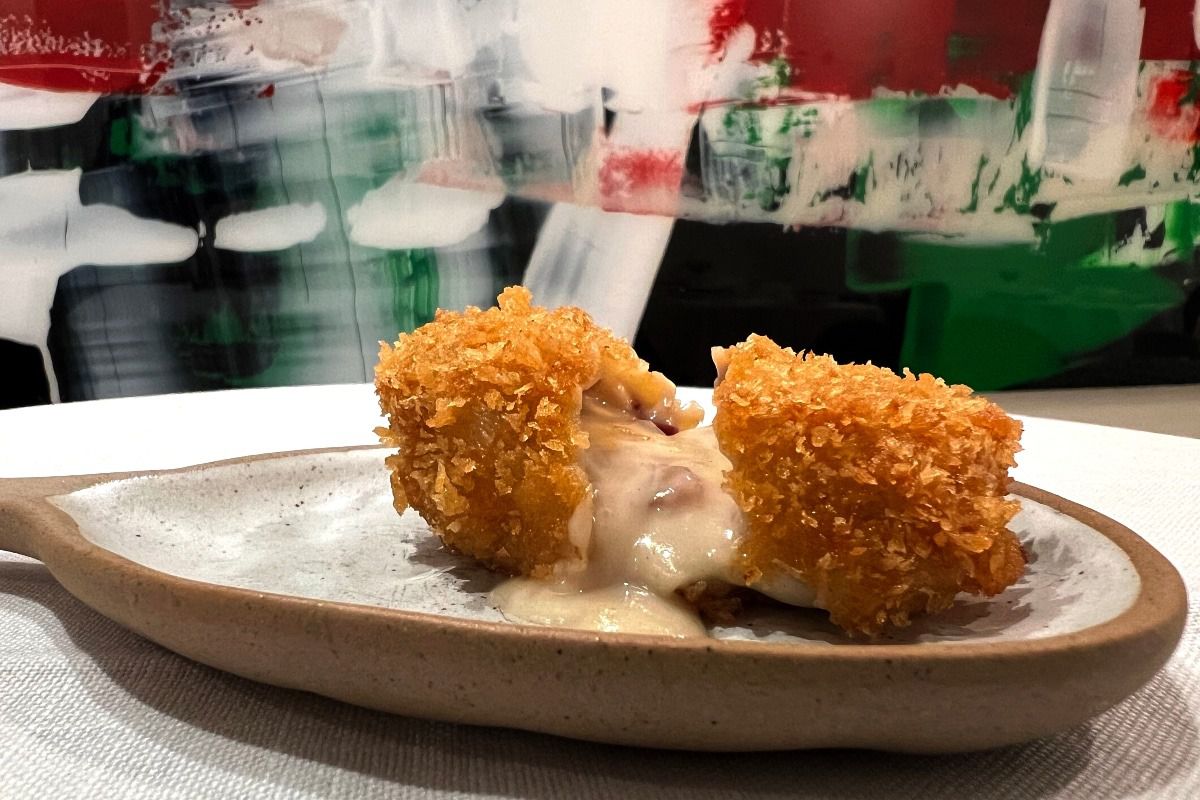 La croqueta de jamón ibérico de Taberna Zalamero