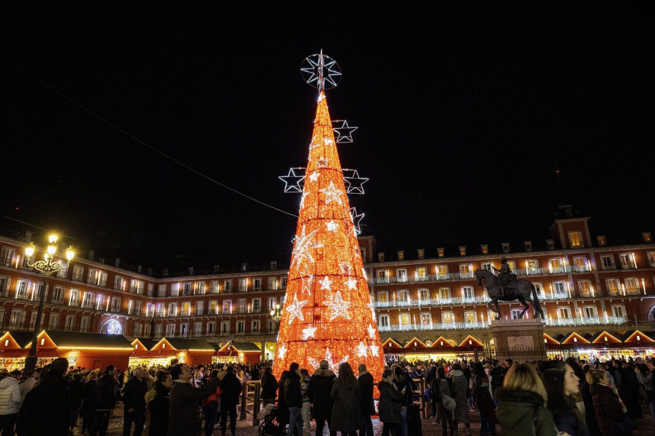 Imágenes de la Navidad en Madrid.