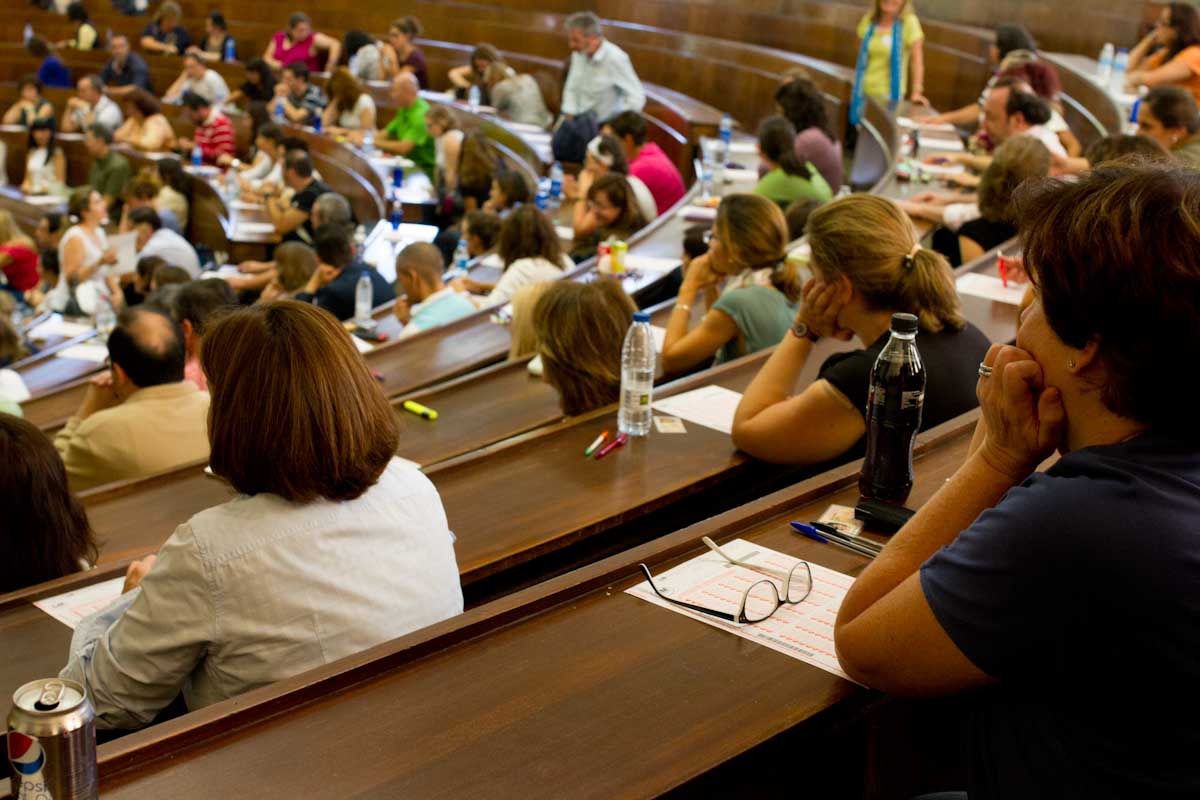 Oposiciones en la Complutense (Foto: Kike Rincón)