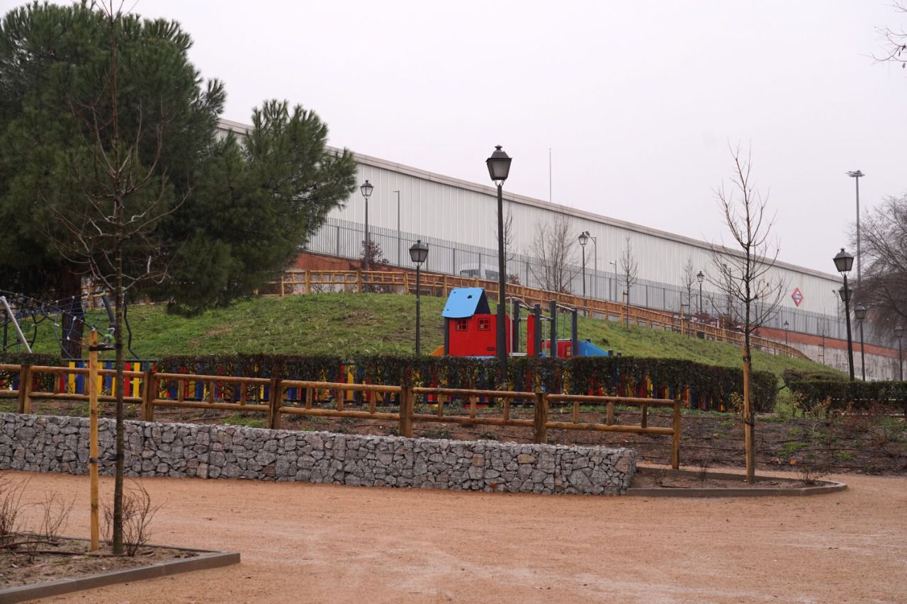 Área verde de Los Cármenes remodelada (Foto: Ayuntamiento de Madrid)