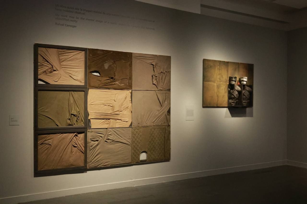Exposición de Rafael Canogar (Foto: Mónica González - Road Experience Audiovisual)