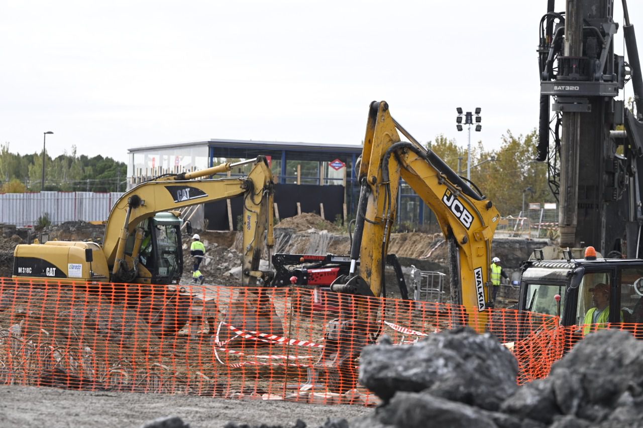 Estado de las obras en El Casar en noviembre de 2022 (Foto: Chema Barroso)