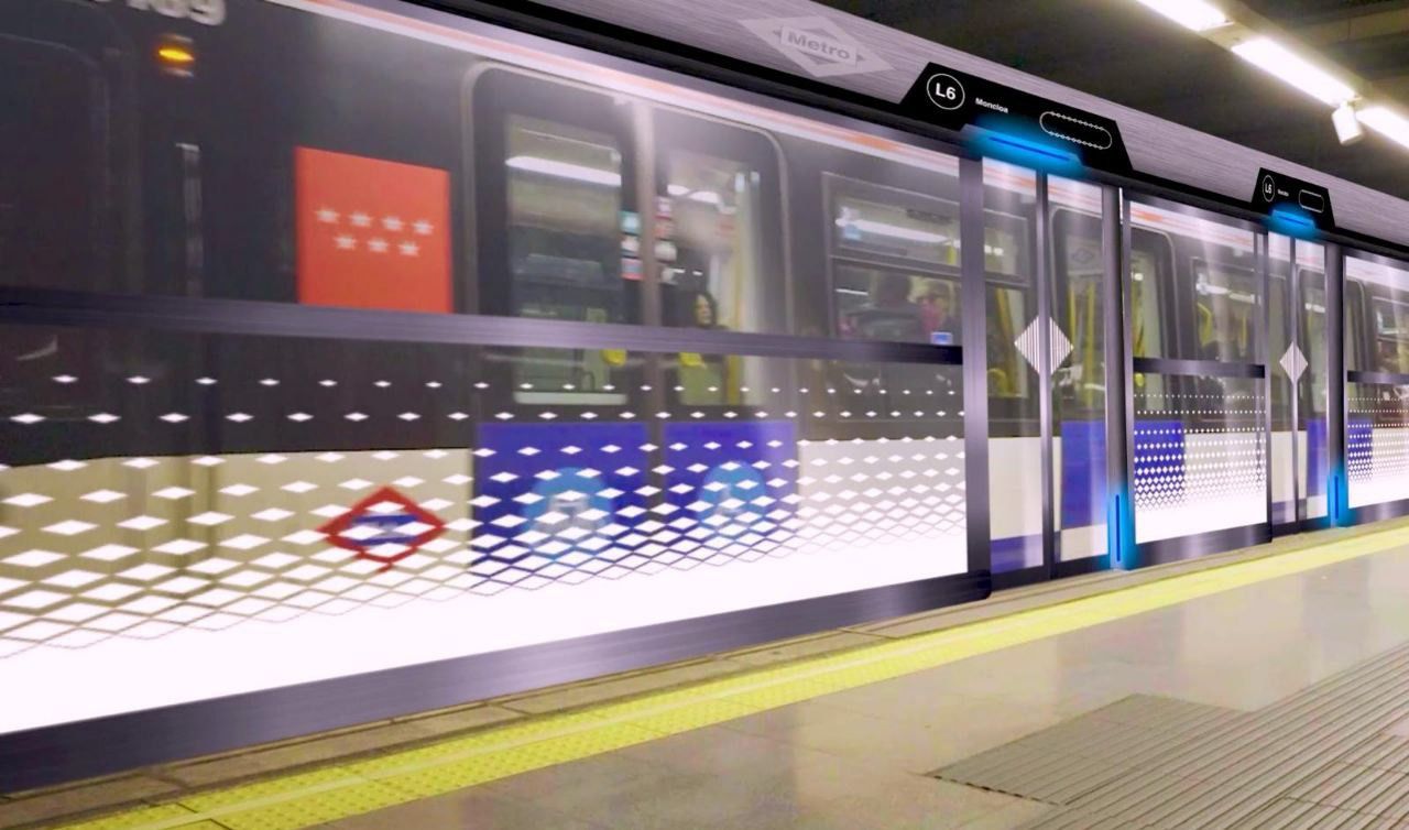 Render de cómo será la automatización de la Línea 6 de Metro (Foto: Comunidad de Madrid)