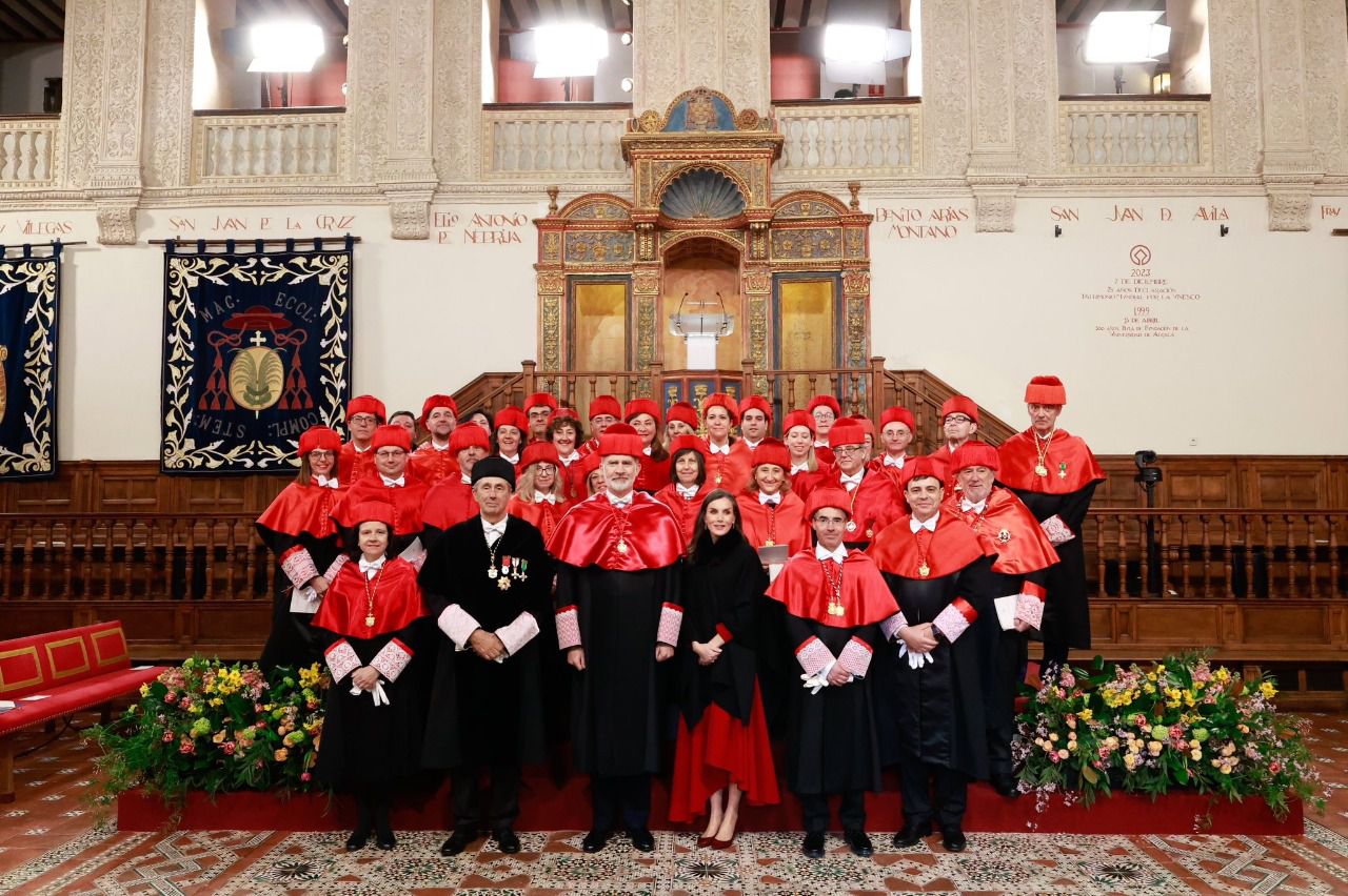Acto de investidura de Felipe VI como doctor honoris causa por la UAH (Foto: @CasaReal)