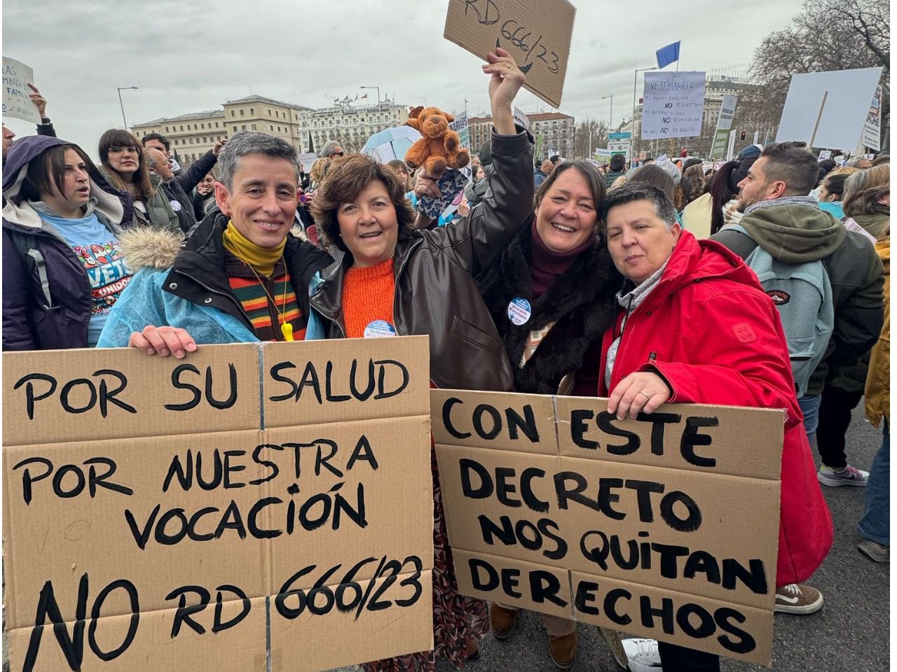 Manifestación frente al ministerio de Agricultura, Pesca y Alimentación el pasado 5 de marzo.