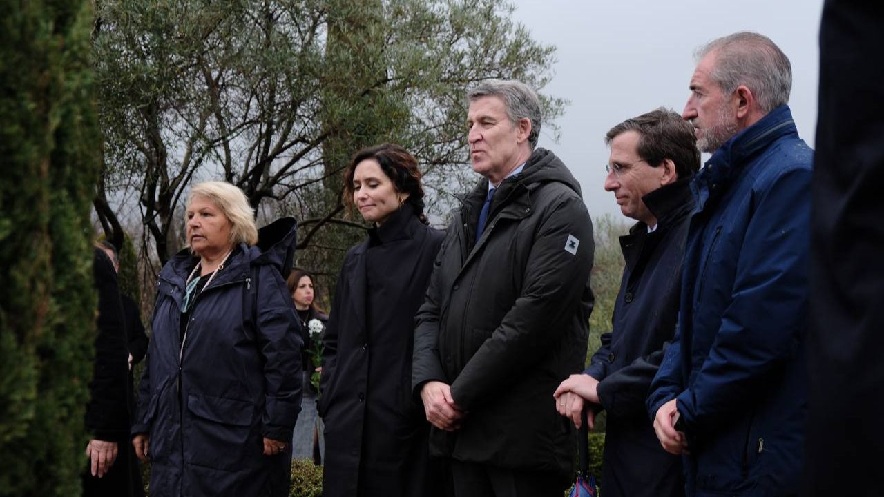 Homenaje a los fallecidos el 11-M en el Bosque del Recuerdo