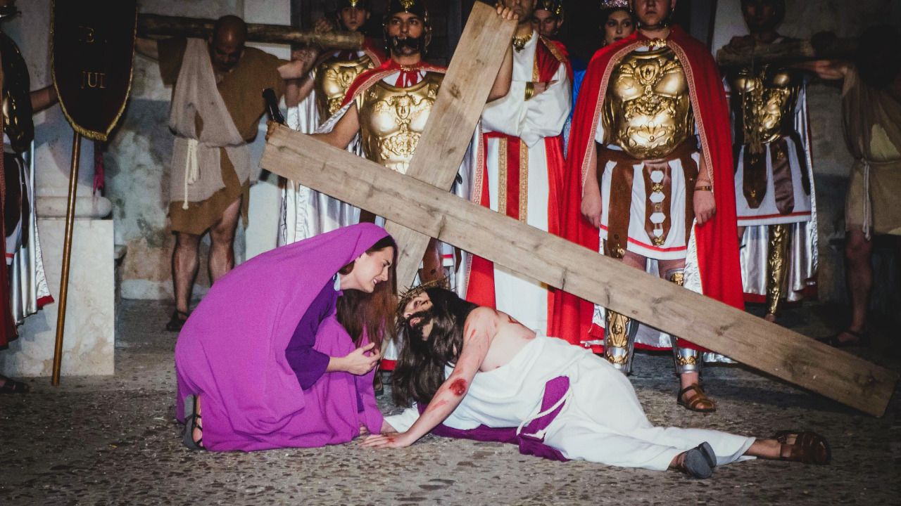 Escena de la Pasión Viviente de Valdilecha