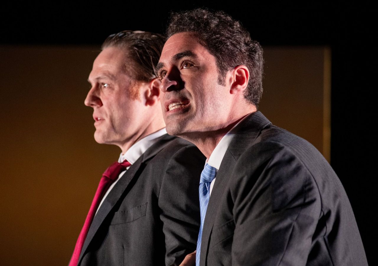 Manuel Moya y Alfredo Noval en Los dos hidalgos de Verona (Foto: Javier Naval/CNTC)