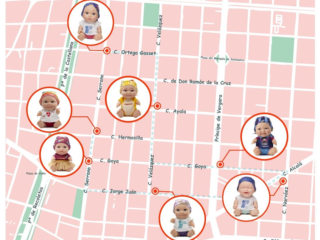 Mapa de los Baby Pelones