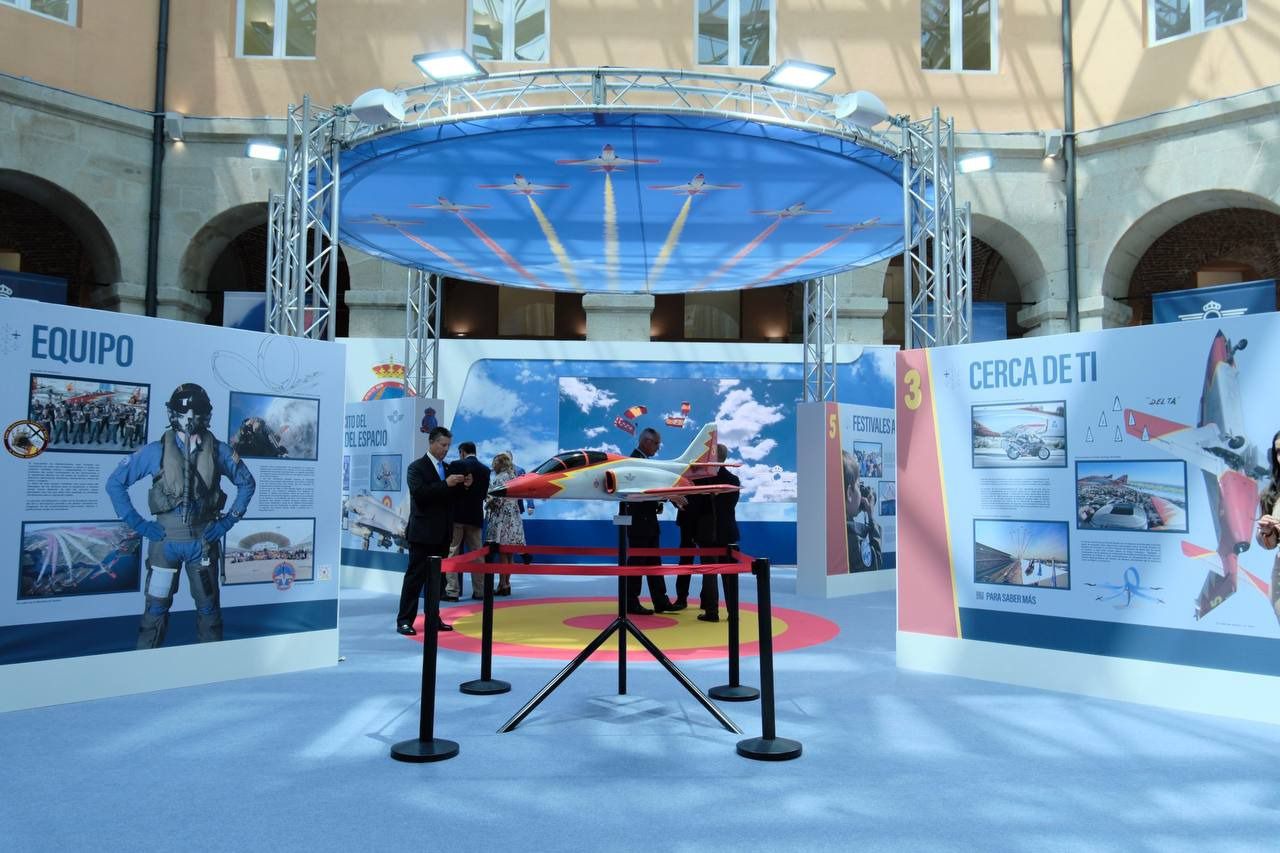 Exposición sobre la Patrulla Águila (Foto: María Vera - Road Experience Audiovisual)
