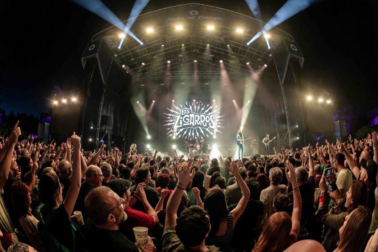 Concierto de Los Zigarros en Noches del Botánico (Foto: Víctor Moreno)
