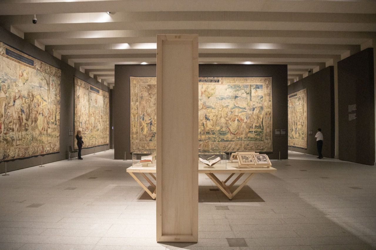 Exposición de tapices en la Galería de las Colecciones Reales (Foto: Antonio Castro)