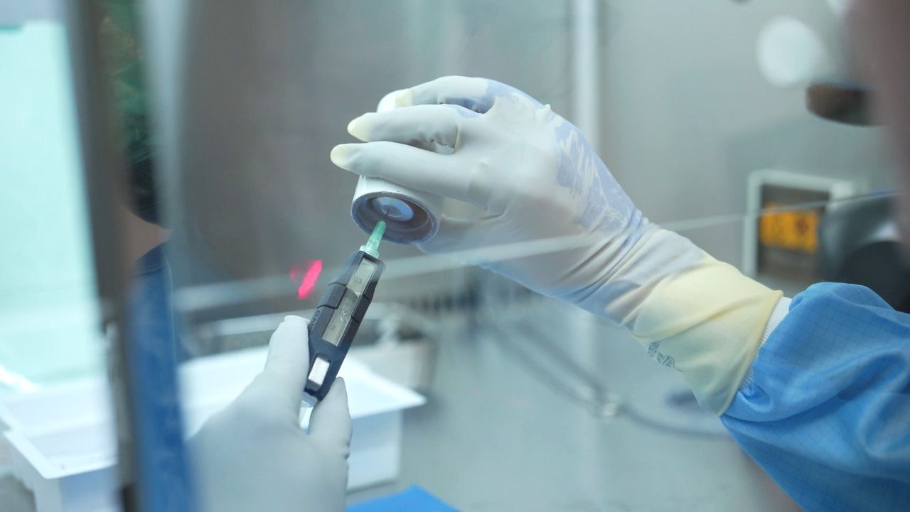 Extracción de una dosis de radiofármaco