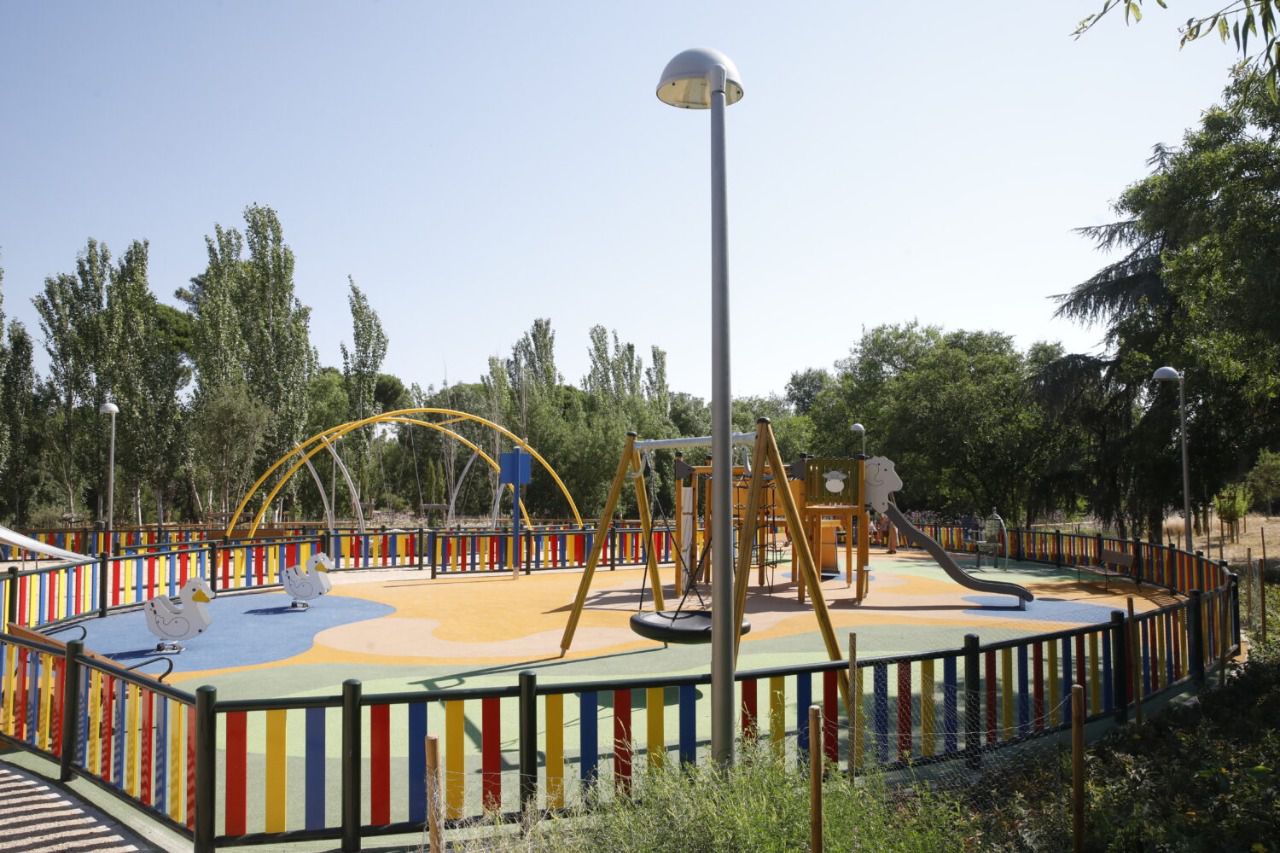 Zona infantil en el nuevo parque (Foto: Ayuntamiento de Madrid)