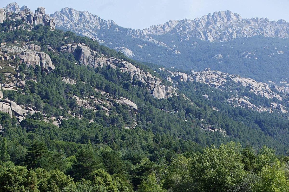 La Pedriza, compuesta principalmente por granito (Foto: CAM)
