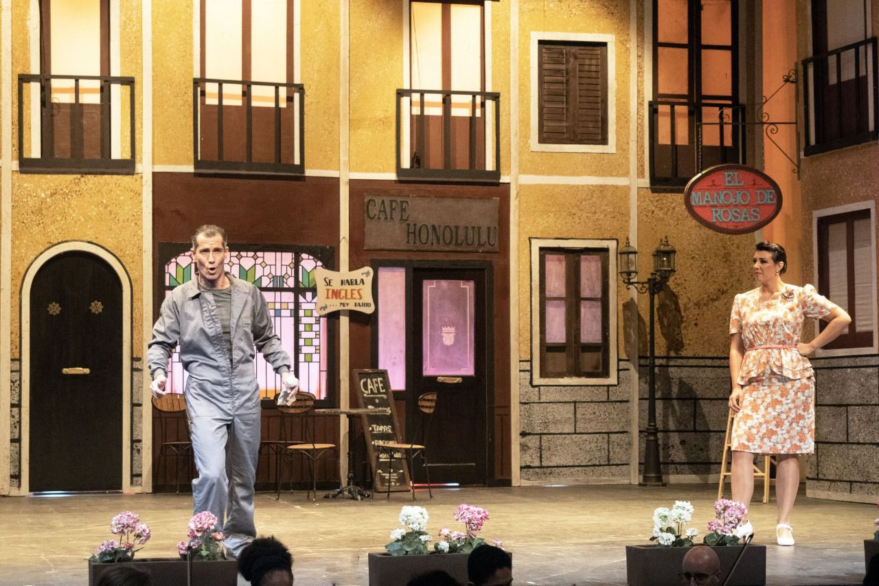 Un momento de la zarzuela 'La del manojo de rosas' (Foto. Antonio Castro)