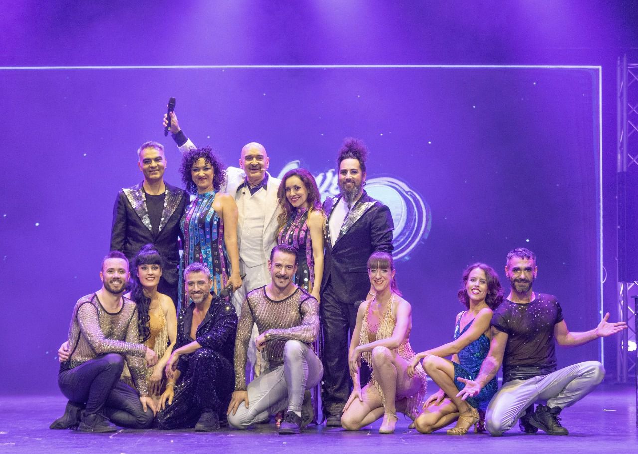 Elenco de 'We love Disco' (Foto: Antonio Castro)