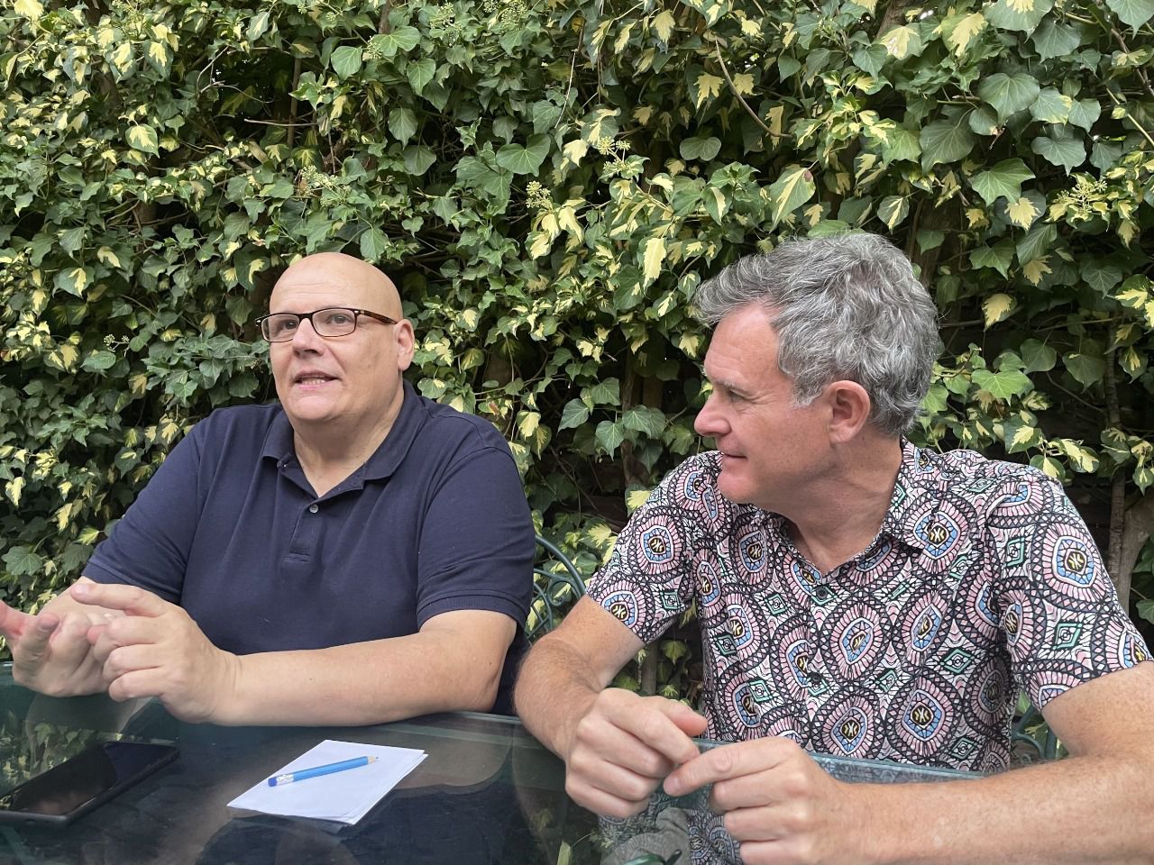 Mario Gil y José Luis Moro, de Un Pingüino en mi Ascensor