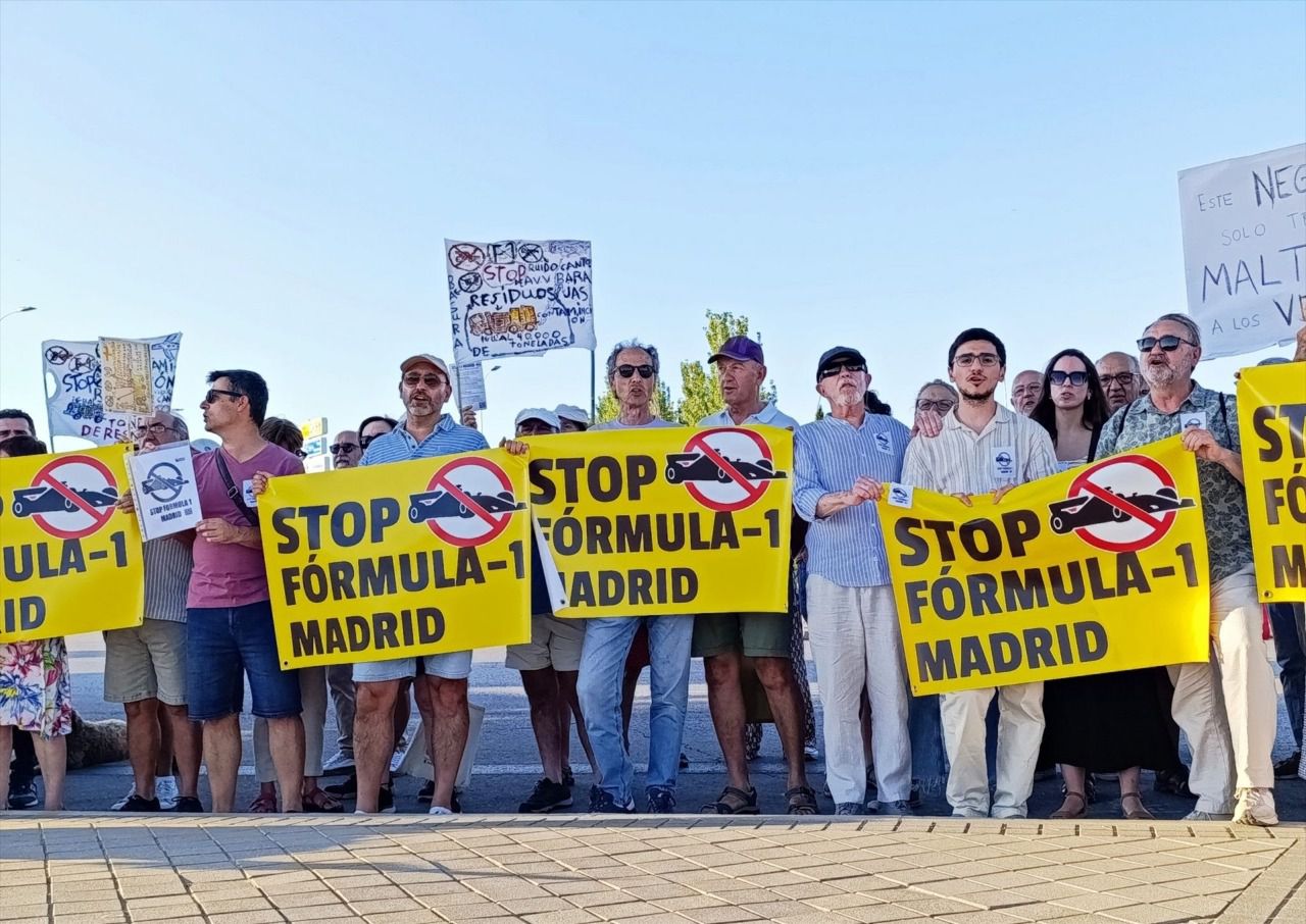 Protesta contra el circuito de Fórmula 1 (Foto: FRAVM)