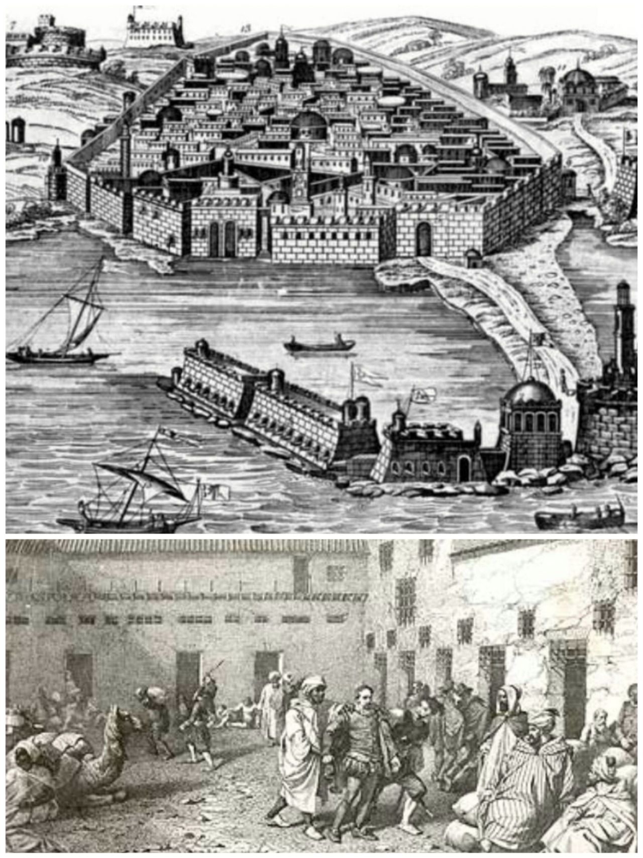 Recreación del cautiverio de Cervantes en Argel