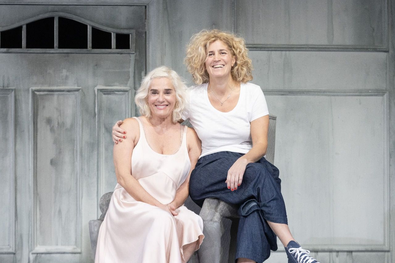 Anabel Alonso con Heidi Steinhardt (Foto: Antonio Castro)