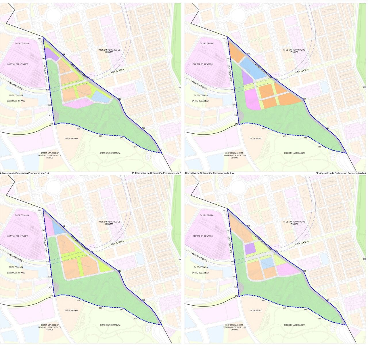 Suelos destinados en la construcción de viviendas entre San Fernando de Henares, Coslada y Madrid