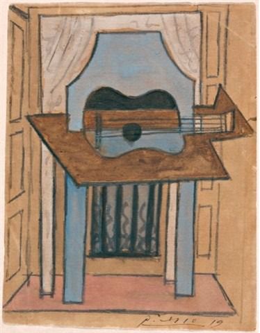 Naturaleza muerta con guitarra (Foto: Ledor Fine Art)